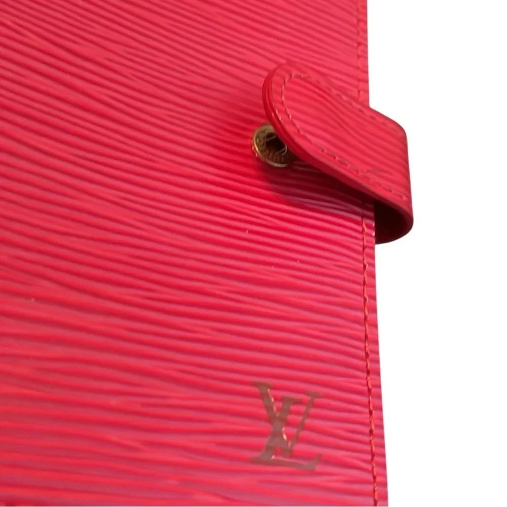 Louis Vuitton Epi Agenda PM‎ Red Leather Gold Hardware Notebook - Picture 2 of 11